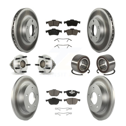 [Avant + Arrière] Kit de Roulement de roue pour 2005 Mazda 3 2.0L avec 4-Wheel ABS From 01 05 KBB-118081
