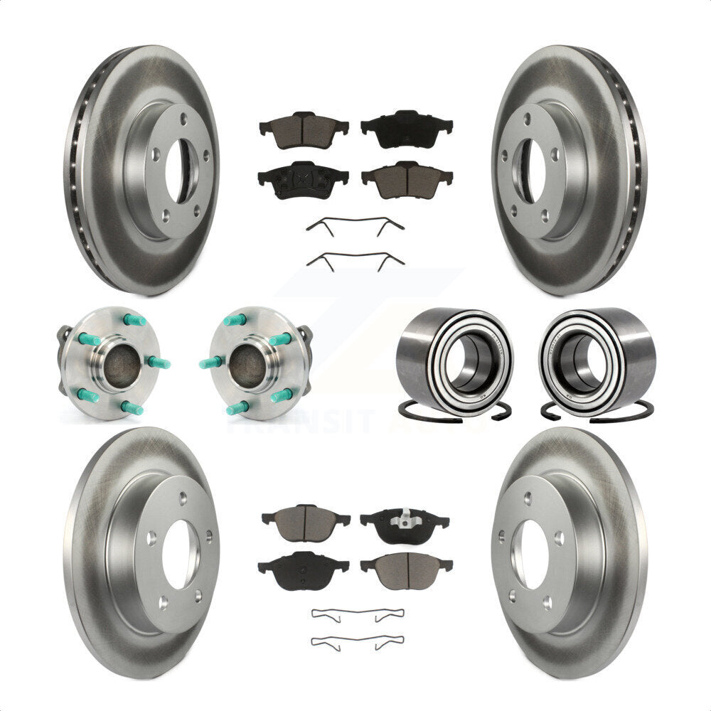 [Avant + Arrière] Kit de Roulement de roue pour 2005 Mazda 3 2.0L avec Non-ABS From 01 05 KBB-118082 par Transit Auto