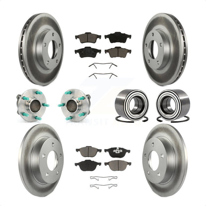 [Avant + Arrière] Kit de Roulement de roue pour 2005 Mazda 3 2.0L avec Non-ABS From 01 05 KBB-118082 par Transit Auto