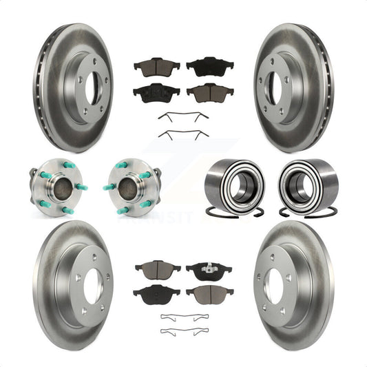 [Avant + Arrière] Kit de Roulement de roue pour 2005 Mazda 3 2.0L avec Non-ABS From 01 05 KBB-118082 par Transit Auto