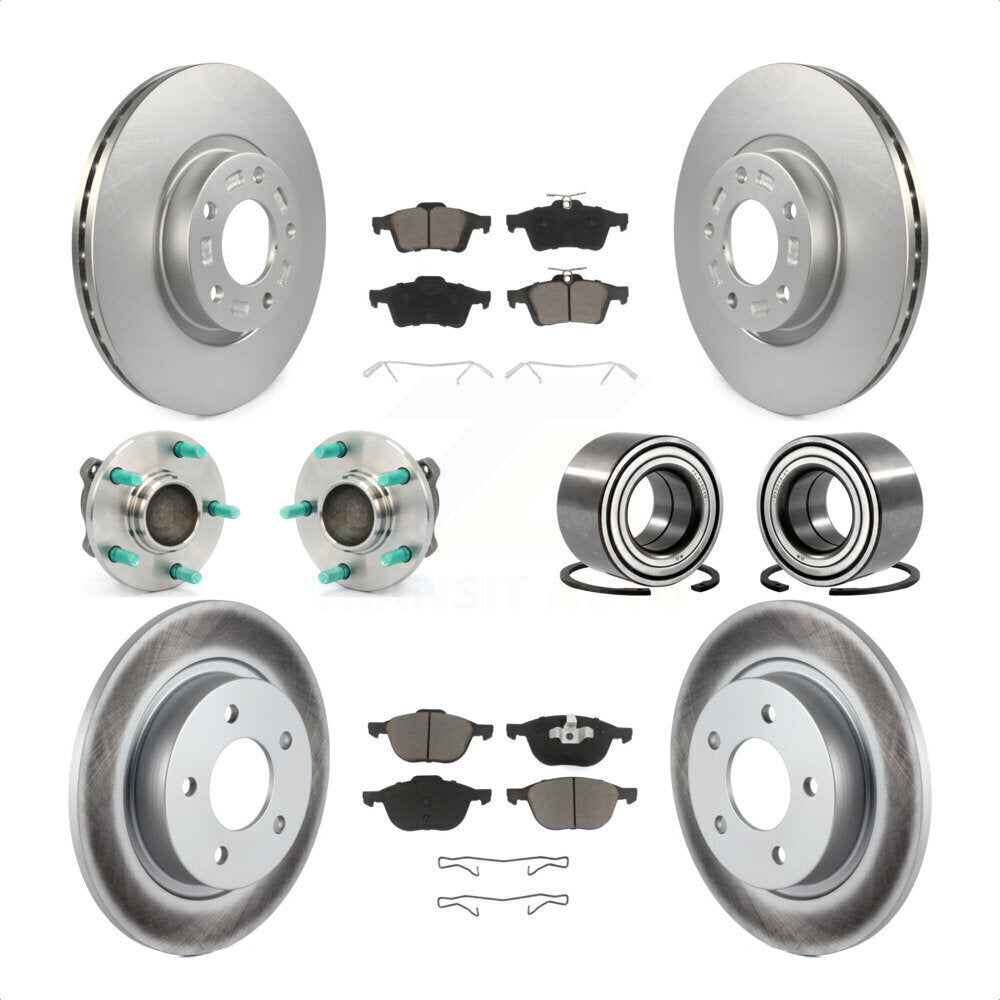 [Avant + Arrière] Kit de Roulement de roue pour 2005 Mazda 3 2.3L avec Non-ABS From 01 05 KBB-118083 par Transit Auto