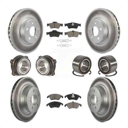 [Avant + Arrière] Kit de Roulement de roue pour Mercedes-Benz E350 E400 avec 322mm Diameter Rotor KBB-118086 par Transit Auto