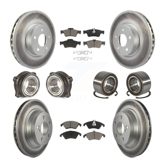 [Avant + Arrière] Kit de Roulement de roue pour Mercedes-Benz E350 E400 avec 322mm Diameter Rotor KBB-118086 par Transit Auto