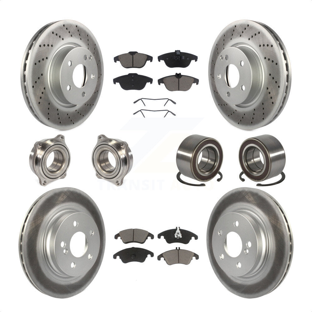 [Avant + Arrière] Kit de Roulement de roue pour Mercedes-Benz E350 C300 C350 KBB-118091 par Transit Auto