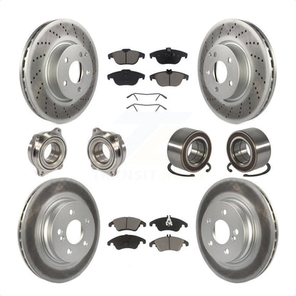 [Avant + Arrière] Kit de Roulement de roue pour Mercedes-Benz E350 C300 C350 KBB-118091 par Transit Auto