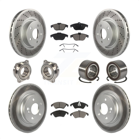 [Avant + Arrière] Kit de Roulement de roue pour Mercedes-Benz E350 C300 C350 KBB-118091 par Transit Auto