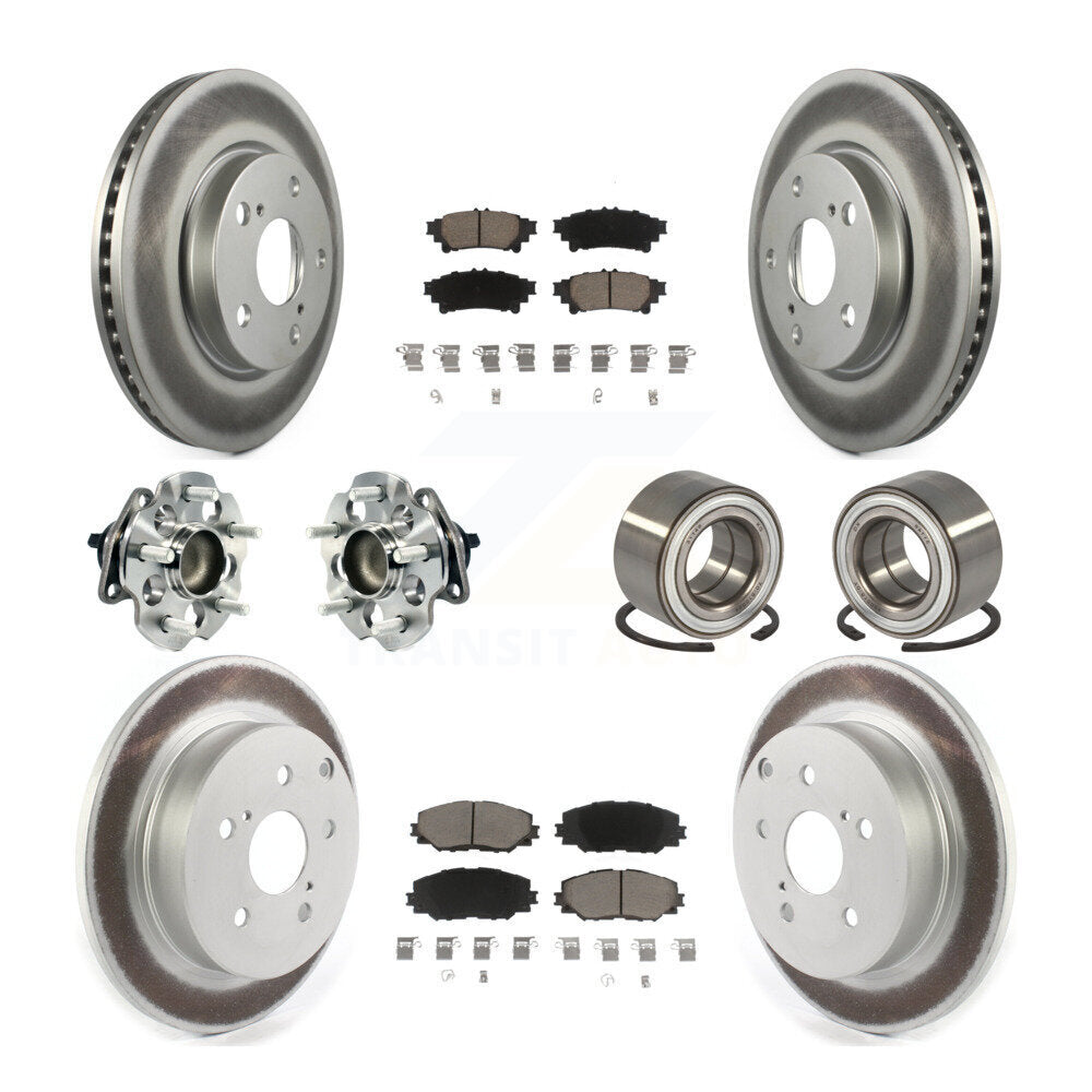[Avant + Arrière] Kit de Roulement de roue pour 2017-2018 Toyota Prius V KBB-118095