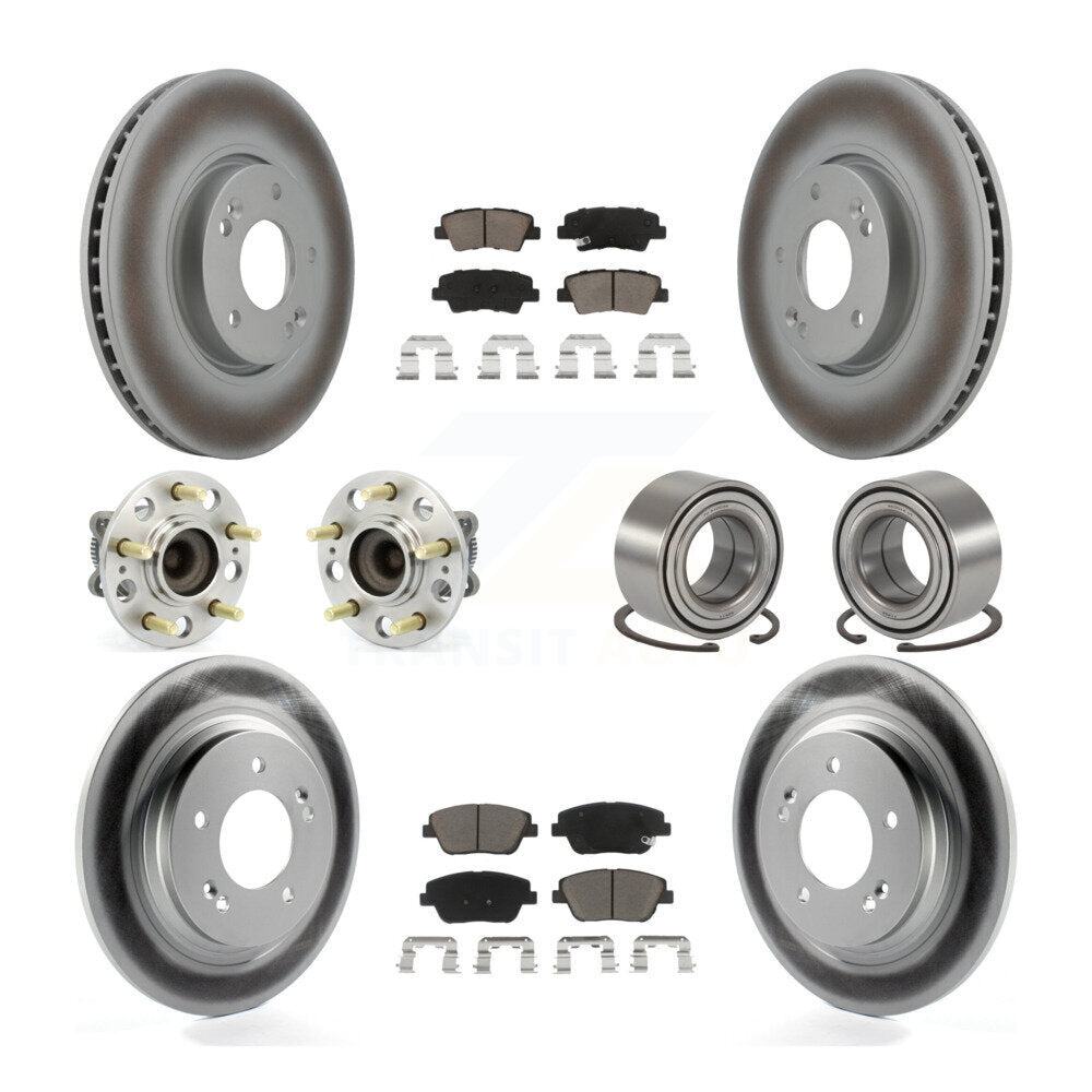 [Avant + Arrière] Kit de Roulement de roue pour 2013 Kia Optima 2.4L avec Electric Parking KBB-118100