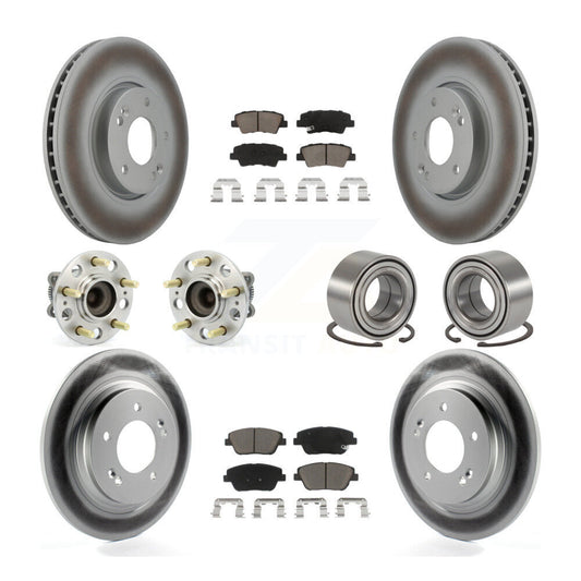 [Avant + Arrière] Kit de Roulement de roue pour 2013 Kia Optima 2.4L avec Electric Parking KBB-118100