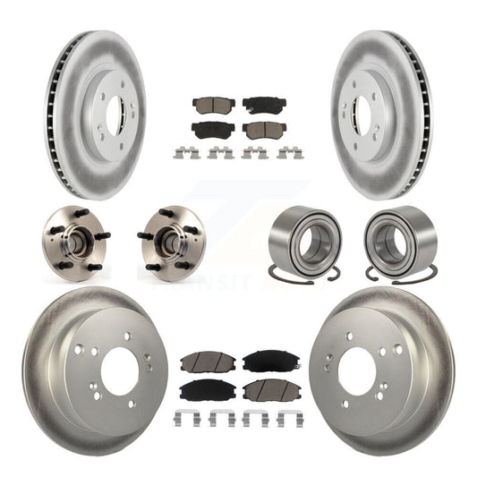 [Avant + Arrière] Kit de Roulement de roue pour 2001-2006 Hyundai Santa Fe FWD avec Non-ABS avec 294mm Diameter Rotor KBB-118108