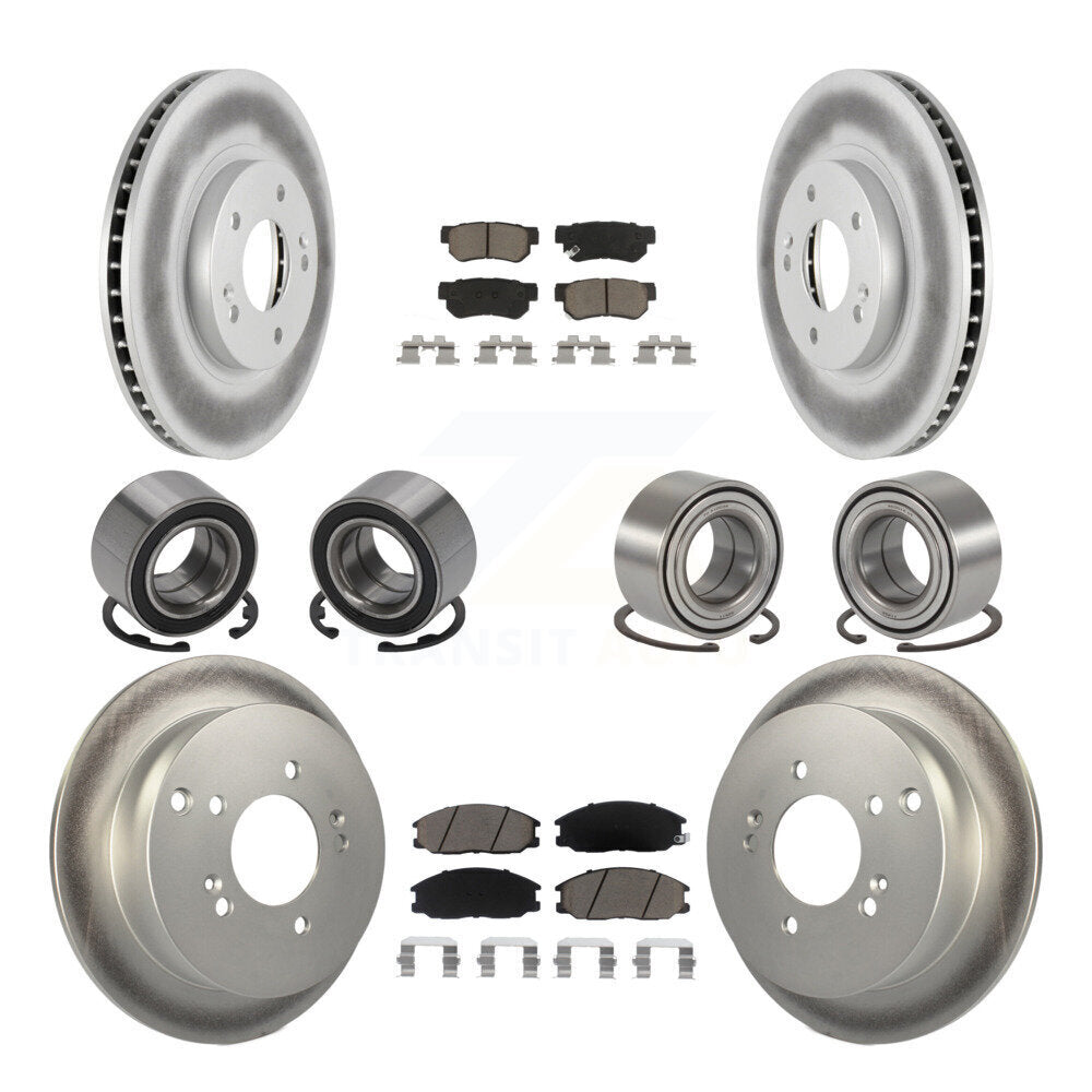 [Avant + Arrière] Kit de Roulement de roue pour Hyundai Santa Fe avec 294mm Diameter Rotor KBB-118454