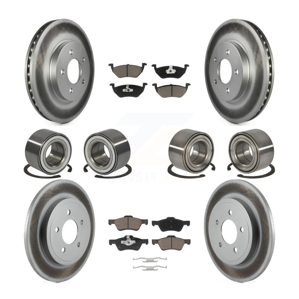[Avant + Arrière] Kit de Roulement de roue pour Ford Escape Mercury Mariner Mazda Tribute KBB-118466