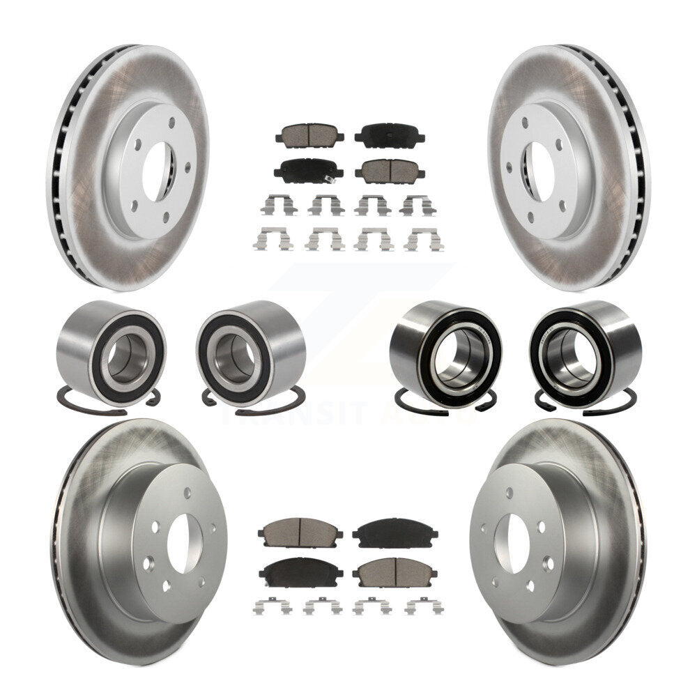 [Avant + Arrière] Kit de Roulement de roue pour 2005-2006 Nissan X-Trail FWD KBB-118473