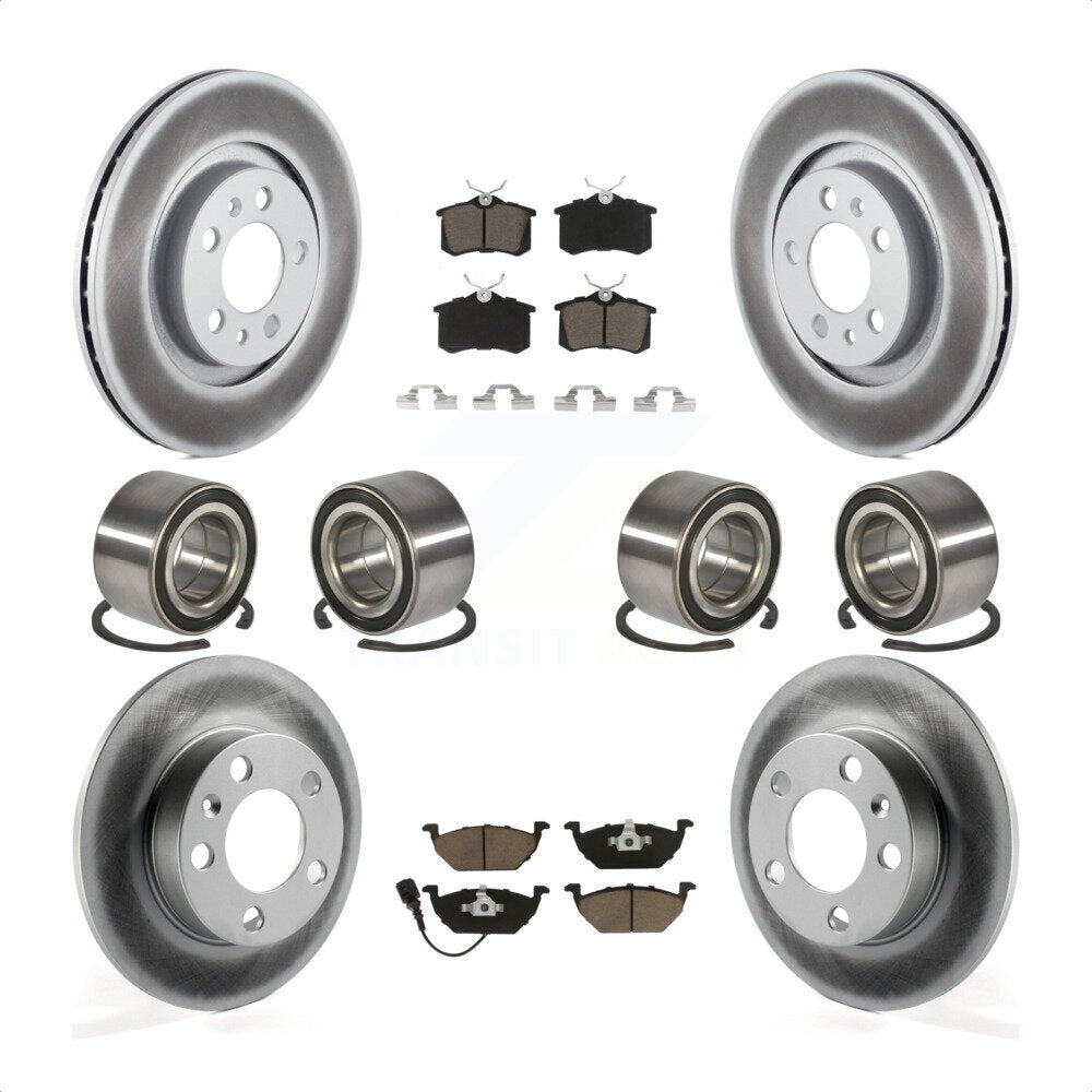 [Avant + Arrière] Kit de Roulement de roue pour 2004 Volkswagen Golf 2.0L 1.9L KBB-118475 par Transit Auto