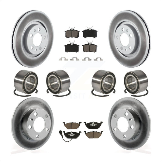 [Avant + Arrière] Kit de Roulement de roue pour 2004 Volkswagen Golf 2.0L 1.9L KBB-118475 par Transit Auto