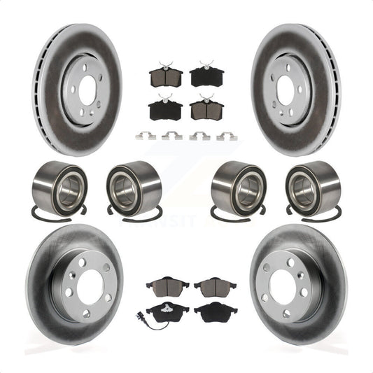 [Avant + Arrière] Kit de Roulement de roue pour 2004 Volkswagen Golf 2.8L 1.8L KBB-118476 par Transit Auto