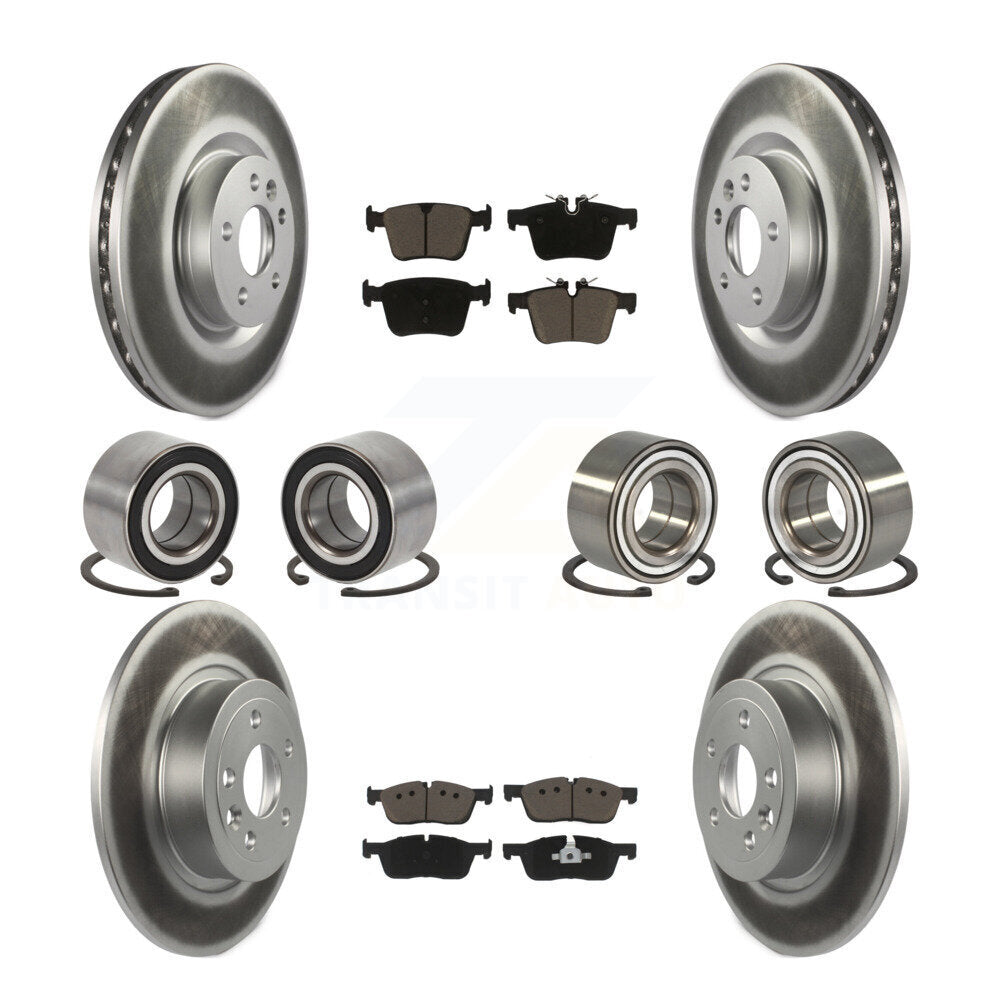 [Avant + Arrière] Kit de Roulement de roue pour 2016-2018 Land Rover Range Evoque avec 325mm Diameter Rotor KBB-118479