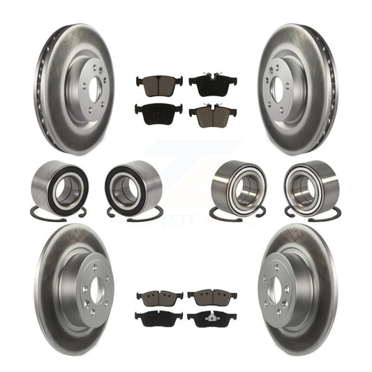 [Avant + Arrière] Kit de Roulement de roue pour 2016-2018 Land Rover Range Evoque avec 325mm Diameter Rotor KBB-118479