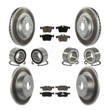 [Avant + Arrière] Kit de Roulement de roue pour 2016-2017 Land Rover Range Evoque avec 300mm Diameter Rotor KBB-118480 par Transit Auto