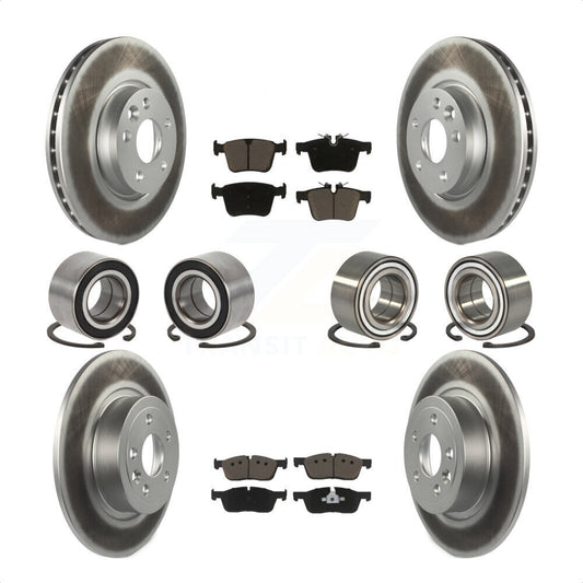 [Avant + Arrière] Kit de Roulement de roue pour 2016-2017 Land Rover Range Evoque avec 300mm Diameter Rotor KBB-118480 par Transit Auto