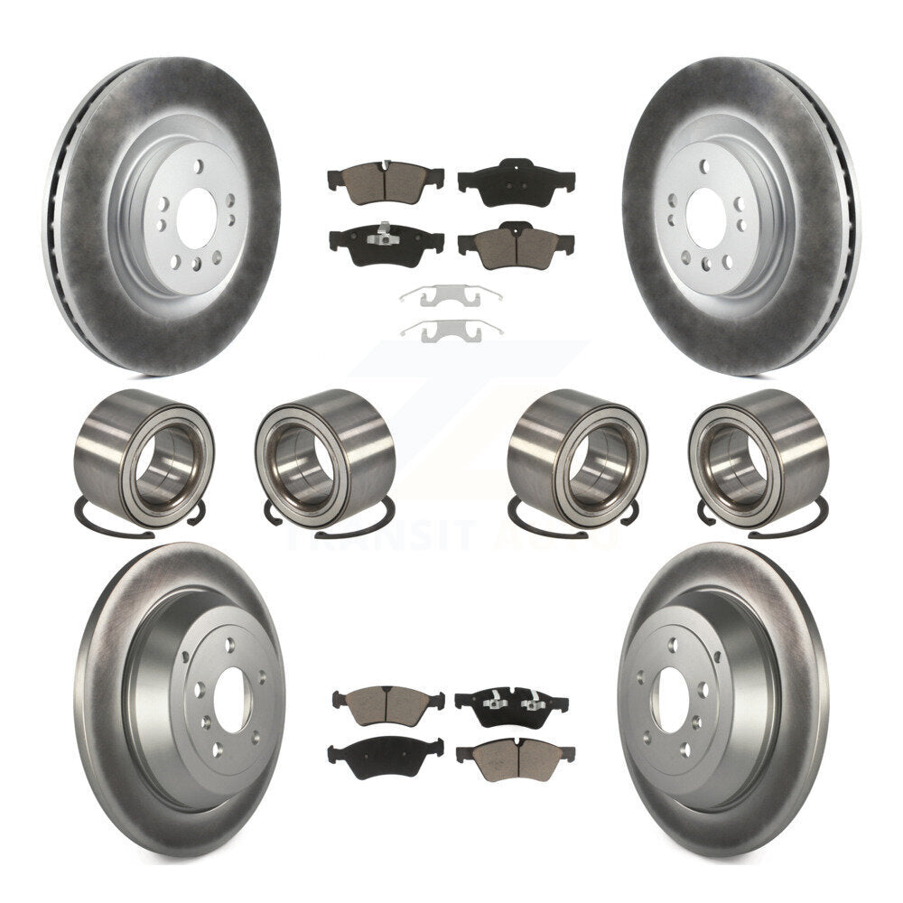 [Avant + Arrière] Kit de Roulement de roue pour 2007-2009 Mercedes-Benz ML320 avec 350mm Diameter Rotor KBB-118486