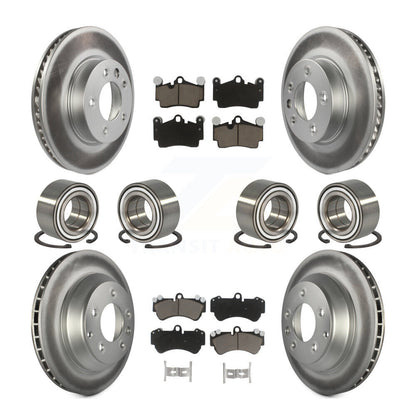 [Avant + Arrière] Kit de Roulement de roue pour 2004-2005 Volkswagen Touareg Coil front springs avec 330mm Diameter Rotor KBB-118493