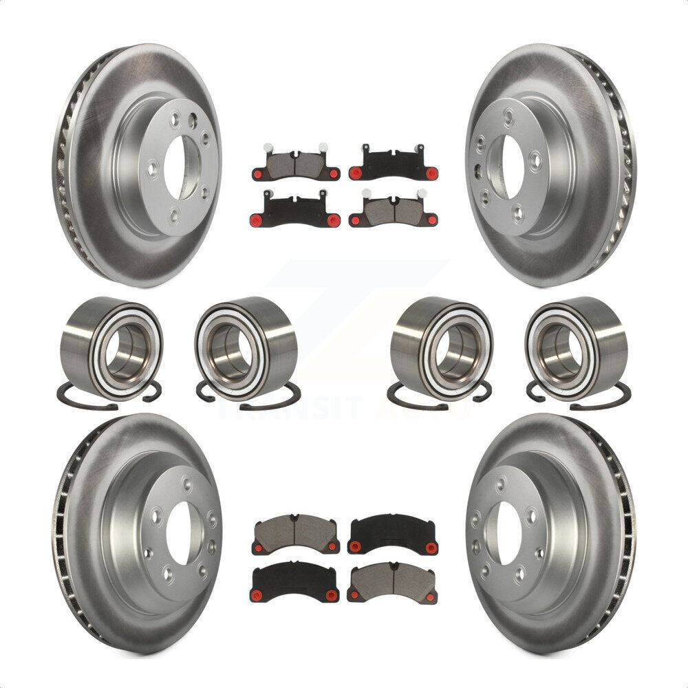 [Avant + Arrière] Kit de Roulement de roue pour 2016-2017 Volkswagen Touareg KBB-118496 par Transit Auto