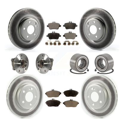 [Avant + Arrière] Kit de Roulement de roue pour 2015-2017 Mercedes-Benz GLA250 FWD avec Vented KBB-118502