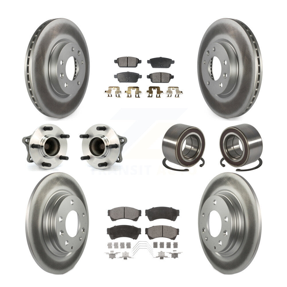 [Avant + Arrière] Kit de Roulement de roue pour 2009-2013 Mazda 6 2.5L KBB-118503