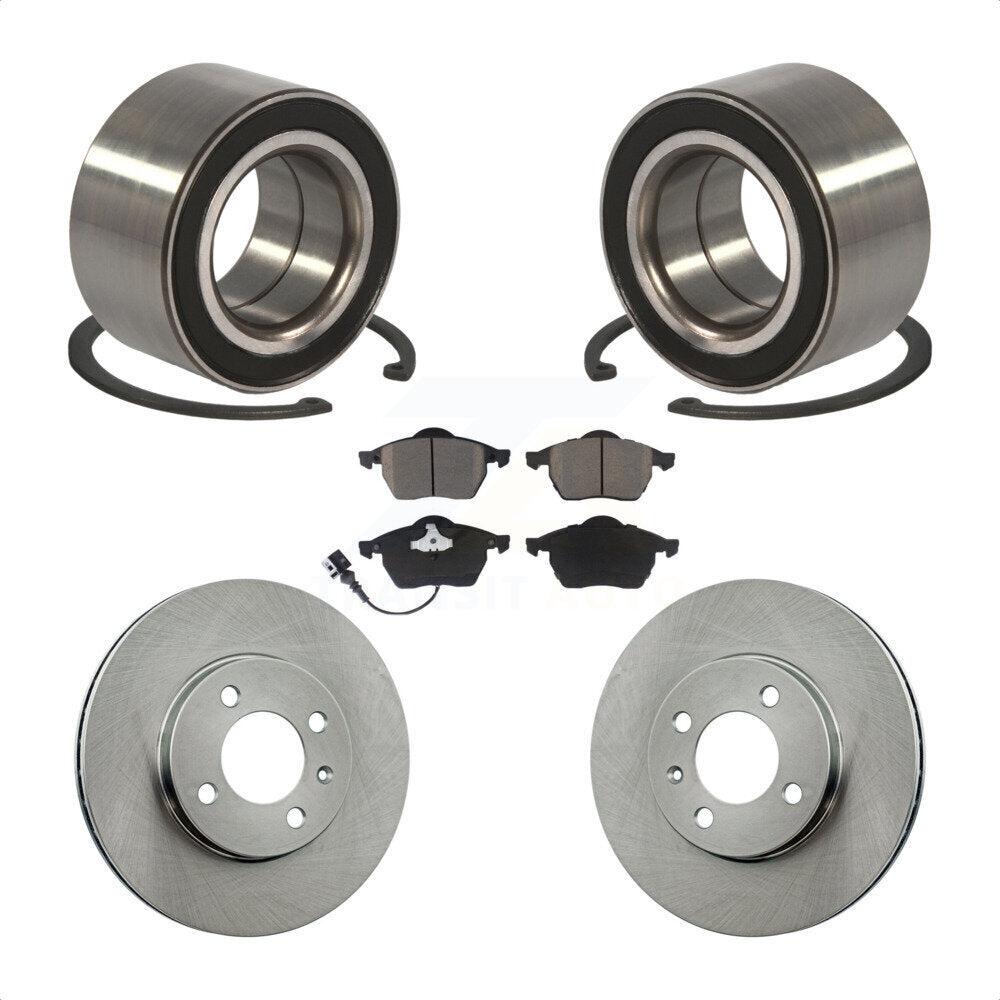 [Avant] Kit de Roulement de roue pour 1996-1998 Volkswagen Jetta 2.8L 256mm Diameter Rotor KBB-118677