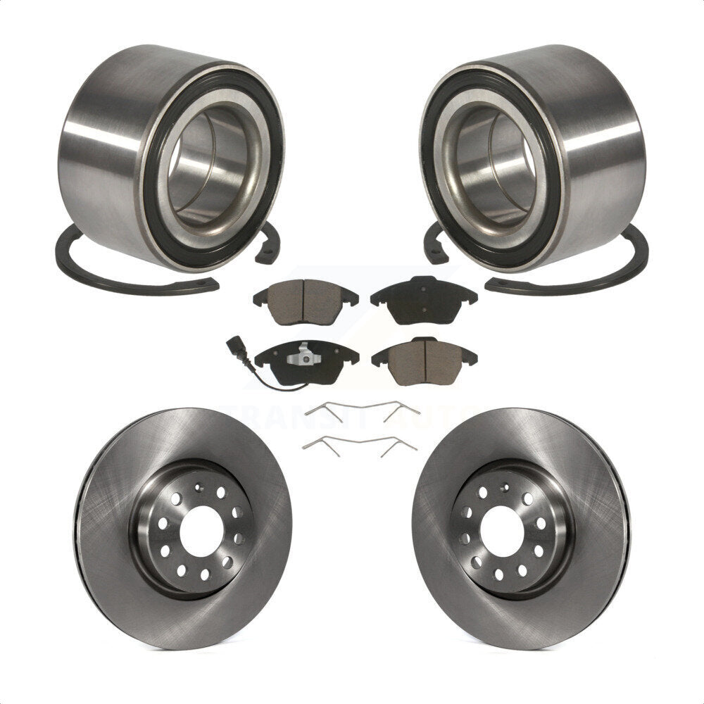 [Avant] Kit de Roulement de roue pour 2005 Volkswagen Jetta 312mm Diameter Rotor 7th 8th Digit Of VIN Is "1K" KBB-118682
