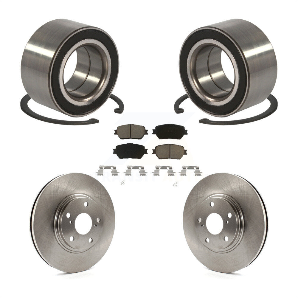 [Avant] Kit de Roulement de roue pour 2004 Toyota Camry 296mm Diameter Rotor Stepped Hat Design KBB-118816