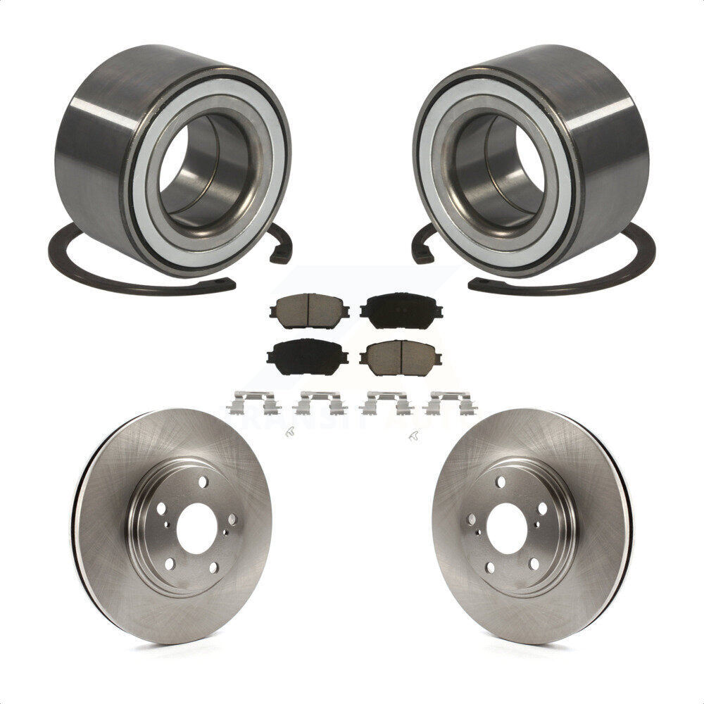 [Avant] Kit de Roulement de roue pour 2002-2003 Toyota Camry 296mm Diameter Rotor Stepped Hat Design KBB-118818