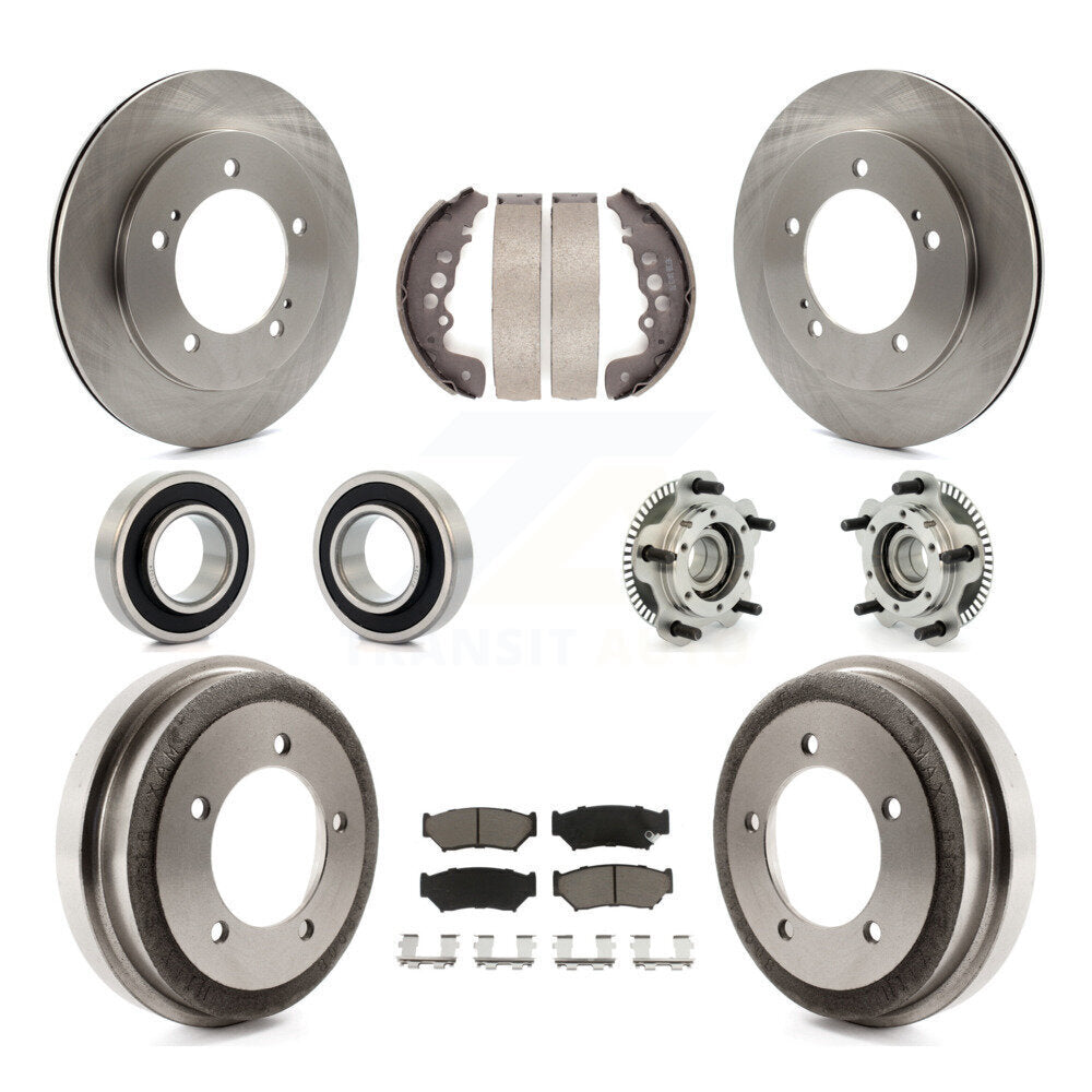 [Avant + Arrière] Kit d'ensemble roulement de roue et moyeu pour 2001-2004 Chevrolet Tracker Suzuki Vitara Non-ABS KBB-118941