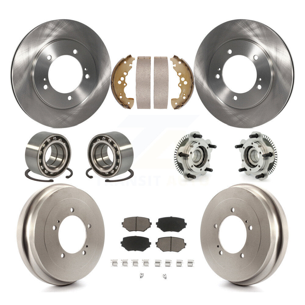 [Avant + Arrière] Kit d'ensemble roulement de roue et moyeu pour Suzuki XL-7 Grand Vitara KBB-118942