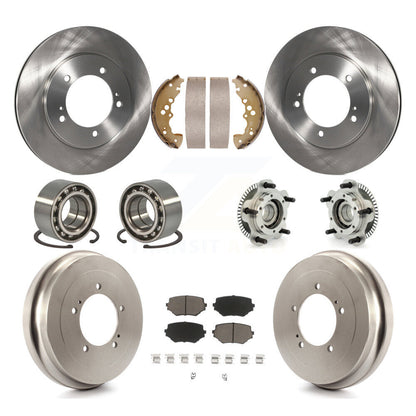 [Avant + Arrière] Kit d'ensemble roulement de roue et moyeu pour Suzuki XL-7 Grand Vitara KBB-118942