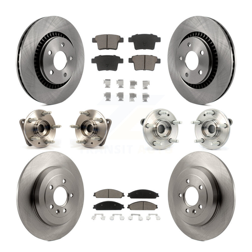 [Avant + Arrière] Kit d'ensemble roulement de roue et moyeu pour Ford Five Hundred Freestyle Taurus Mercury Montego X Sable FWD KBB-119004