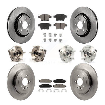 [Avant + Arrière] Kit d'ensemble roulement de roue et moyeu pour Ford Five Hundred Freestyle Taurus Mercury Montego X Sable FWD KBB-119004