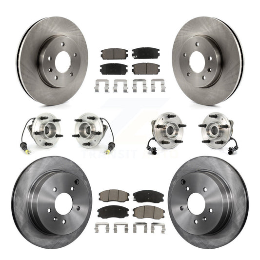 [Avant + Arrière] Kit d'ensemble roulement de roue et moyeu pour Chevrolet Equinox Saturn Vue Captiva Sport Pontiac Torrent Suzuki XL-7 KBB-119006