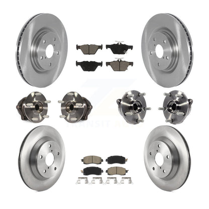 [Avant + Arrière] Kit d'ensemble roulement de roue et moyeu pour 2019 Subaru Forester avec 316mm Diameter Rotor KBB-119007
