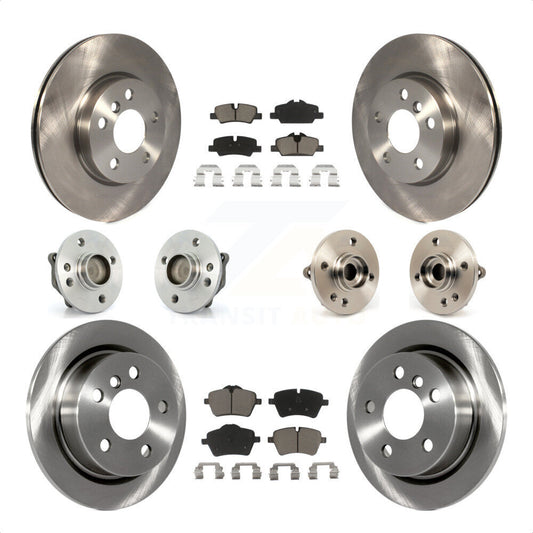 [Avant + Arrière] Kit d'ensemble roulement de roue et moyeu pour 2015 Mini Cooper Convertible avec 2.0L 1.5L avec 294mm Diameter Rotor KBB-119011 par Transit Auto