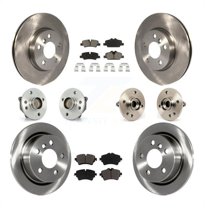 [Avant + Arrière] Kit d'ensemble roulement de roue et moyeu pour 2015 Mini Cooper Convertible avec 2.0L 1.5L avec 294mm Diameter Rotor KBB-119012 par Transit Auto