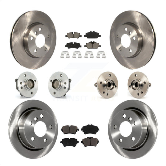 [Avant + Arrière] Kit d'ensemble roulement de roue et moyeu pour 2015 Mini Cooper Convertible avec 2.0L 1.5L avec 294mm Diameter Rotor KBB-119012 par Transit Auto