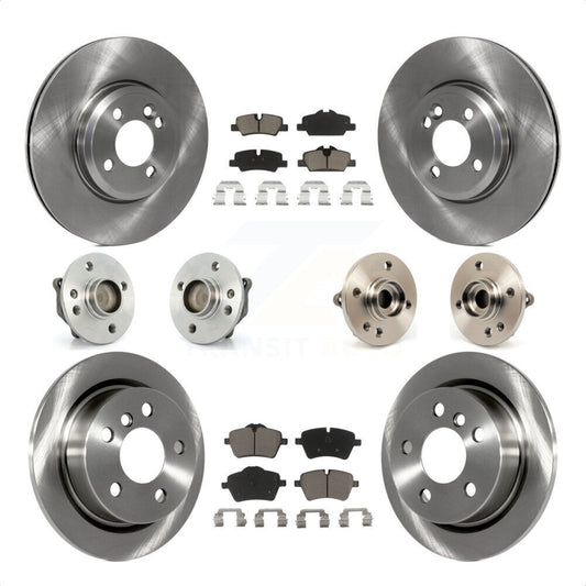 [Avant + Arrière] Kit d'ensemble roulement de roue et moyeu pour 2015 Mini Cooper Convertible avec 2.0L 1.5L avec 294mm Diameter Rotor KBB-119013 par Transit Auto