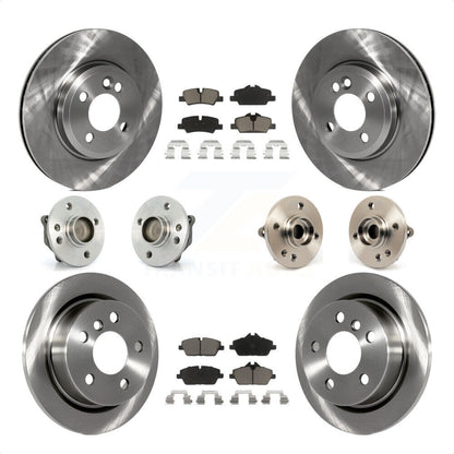 [Avant + Arrière] Kit d'ensemble roulement de roue et moyeu pour 2015 Mini Cooper Convertible avec 2.0L 1.5L avec 280mm Diameter Rotor KBB-119014 par Transit Auto
