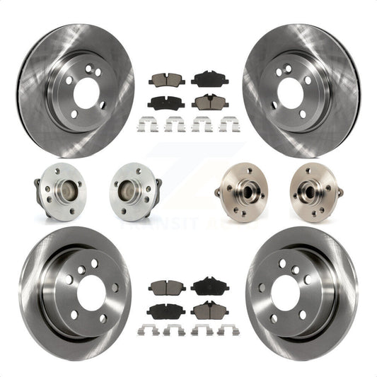 [Avant + Arrière] Kit d'ensemble roulement de roue et moyeu pour 2015 Mini Cooper Convertible avec 2.0L 1.5L avec 280mm Diameter Rotor KBB-119014 par Transit Auto