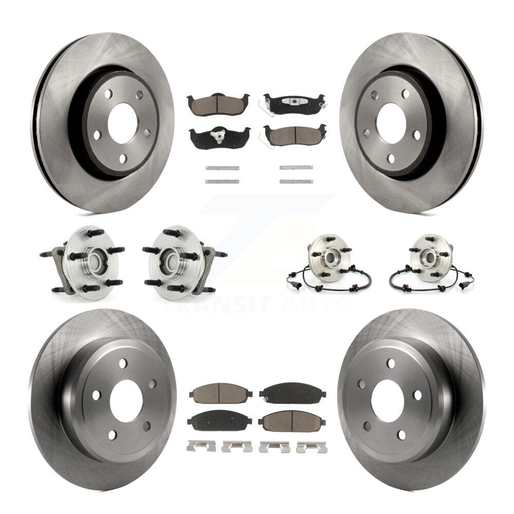 [Avant + Arrière] Kit d'ensemble roulement de roue et moyeu pour Jeep Grand Cherokee Commander KBB-119017