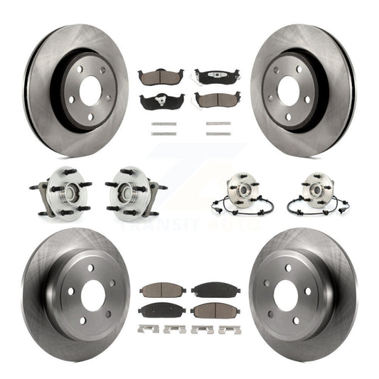[Avant + Arrière] Kit d'ensemble roulement de roue et moyeu pour Jeep Grand Cherokee Commander KBB-119017