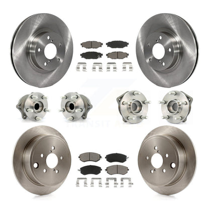 [Avant + Arrière] Kit d'ensemble roulement de roue et moyeu pour 2011 Subaru Impreza Outback Sport 2.5i Premium KBB-119023