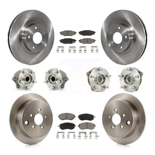 [Avant + Arrière] Kit d'ensemble roulement de roue et moyeu pour 2011 Subaru Impreza Outback Sport 2.5i Premium KBB-119023